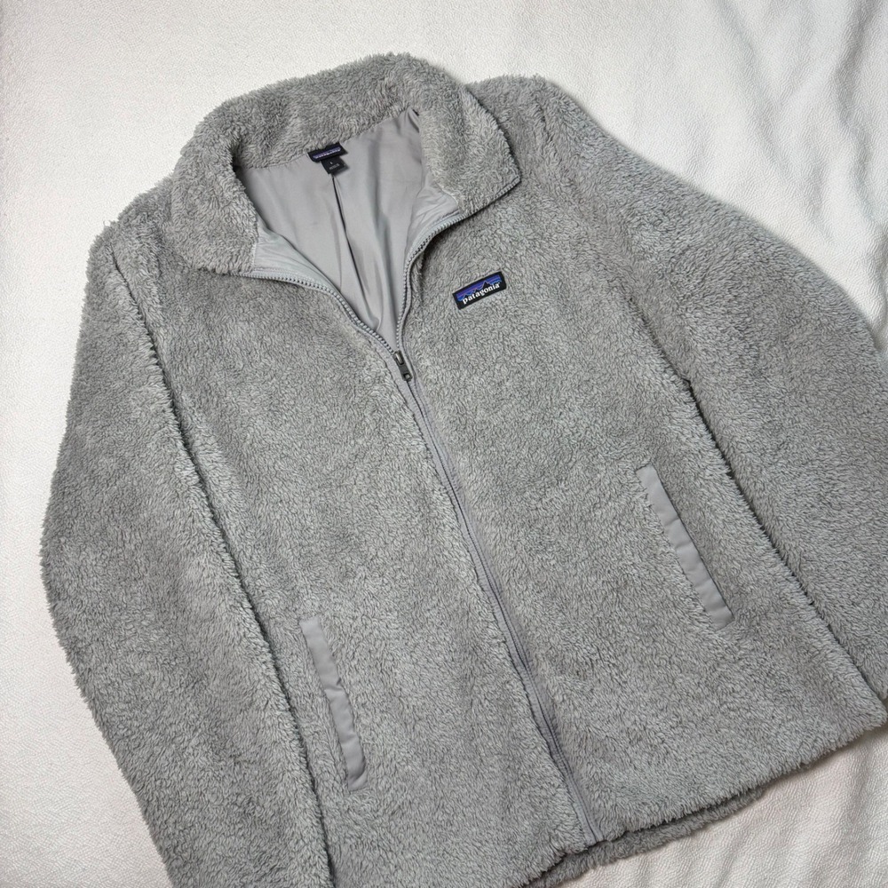 Patagonia Los Gatos Full Zip Fleece Jacket Grey Womens Large STY25211
